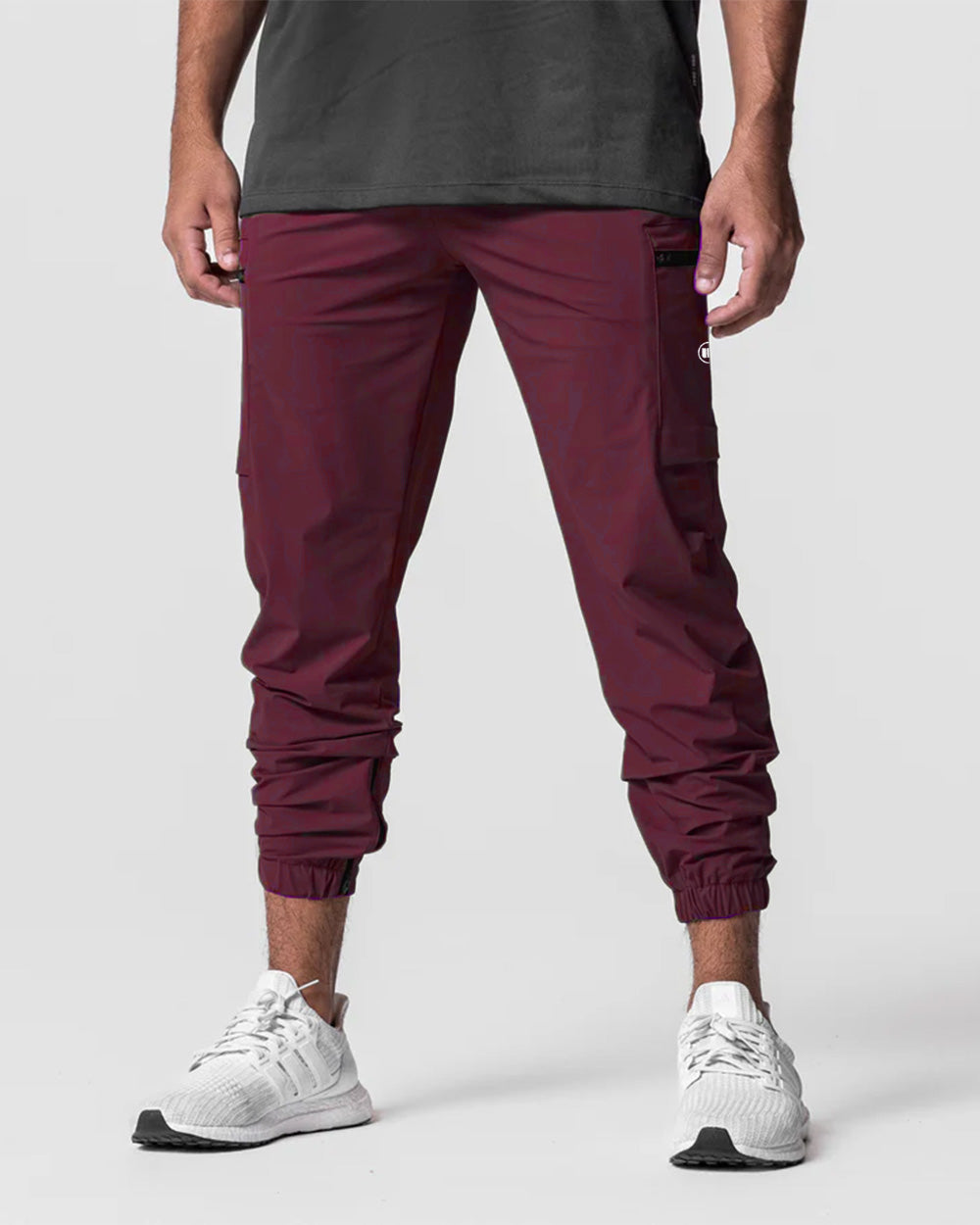 Standard Zip Jogger - Maroon