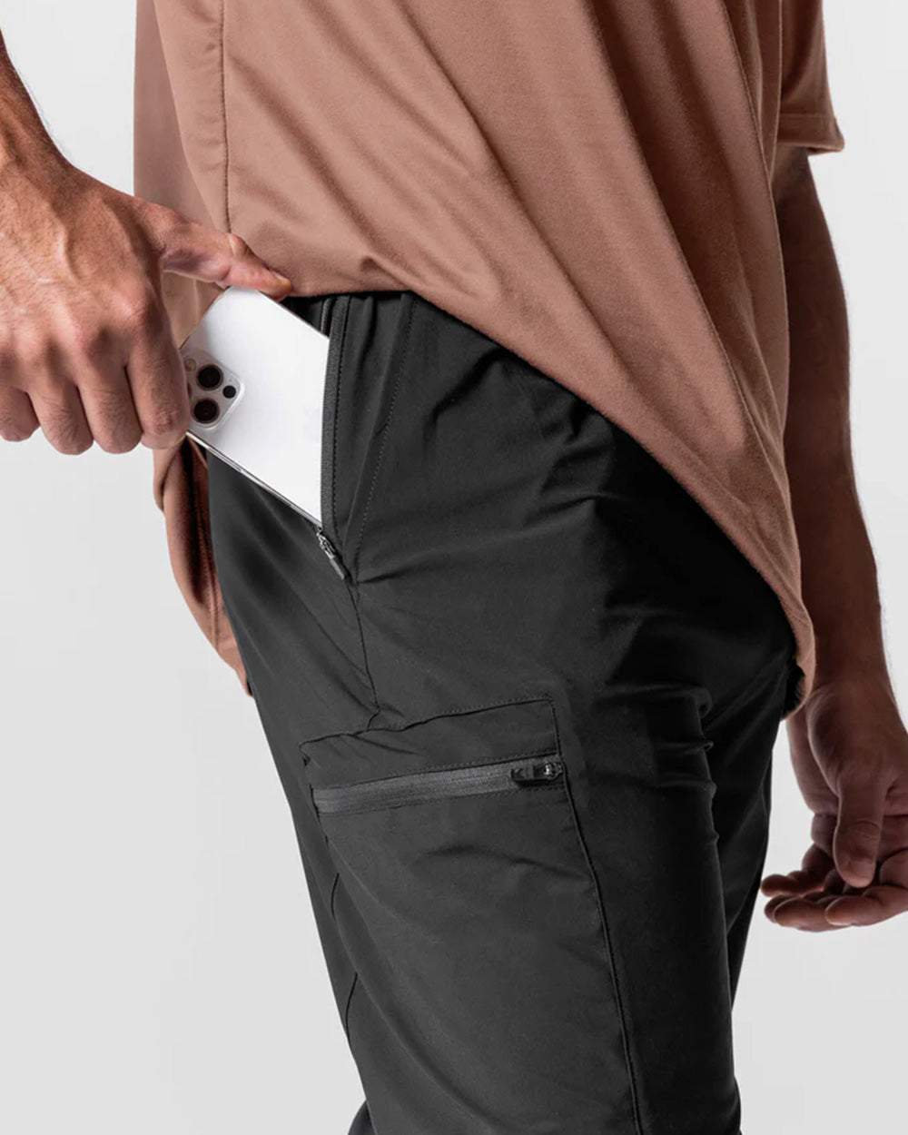 Standard Zip Jogger - Black