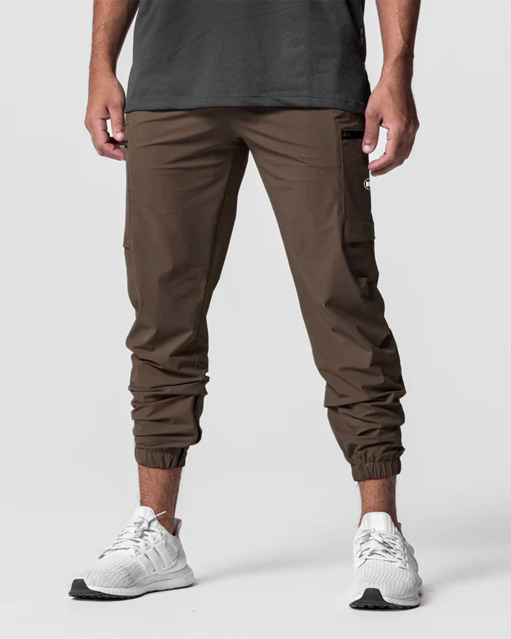 Standard Zip Jogger - Brown