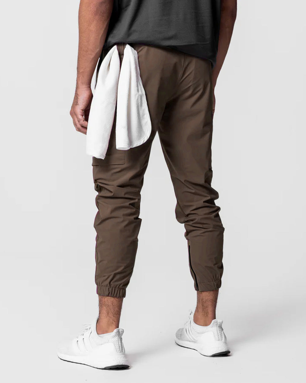 Standard Zip Jogger - Brown