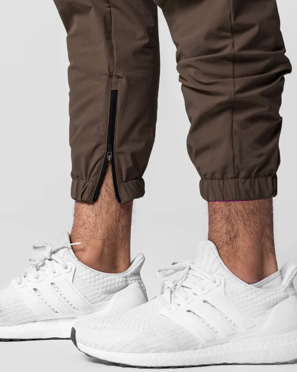 Standard Zip Jogger - Brown