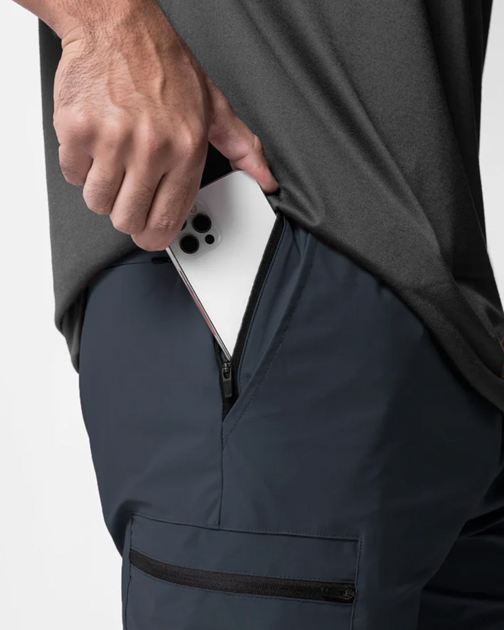 Standard Zip Jogger - Navy