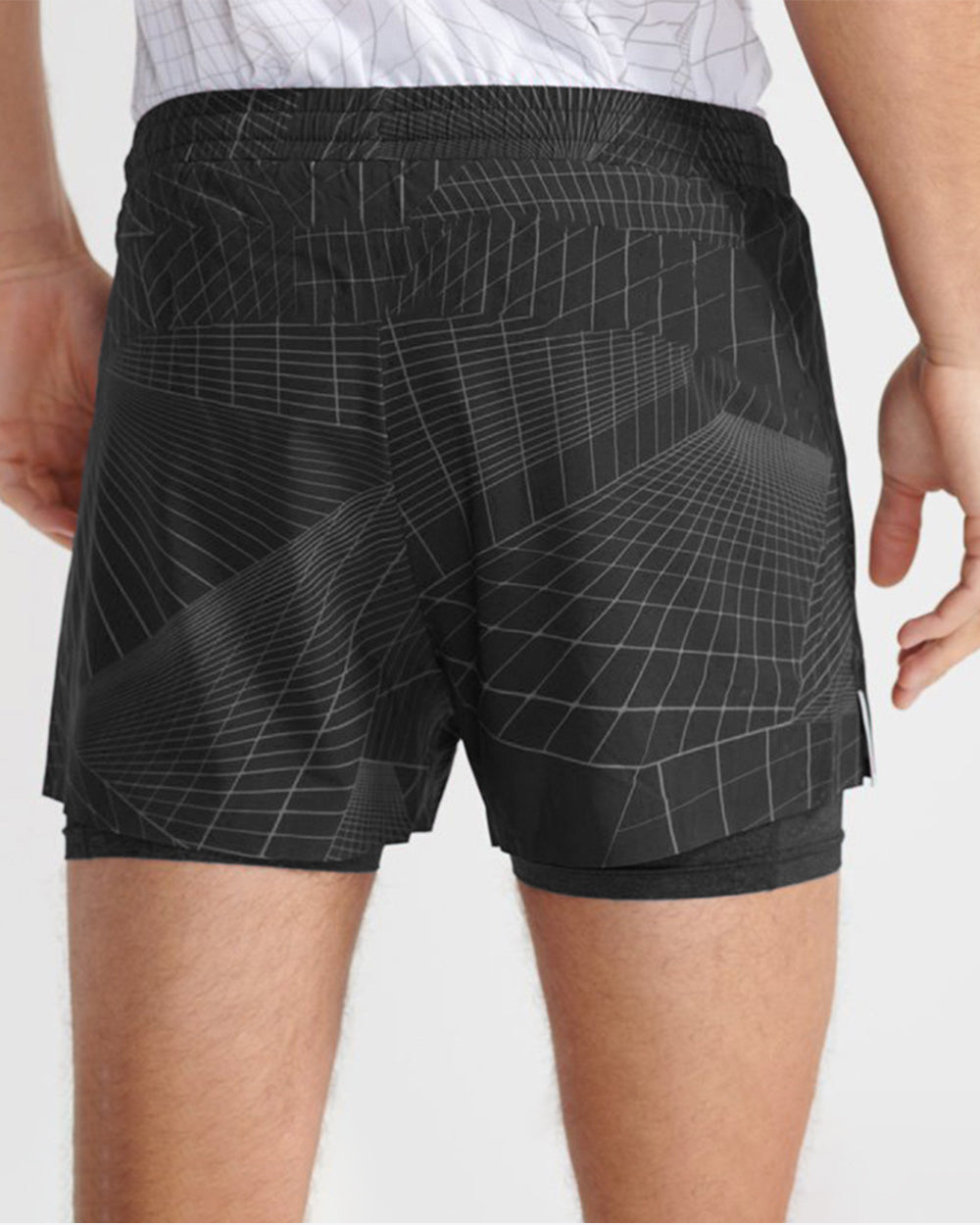 Widasio Dri-Fit 2-in-1 Sublimation Shorts (Black & Grey)