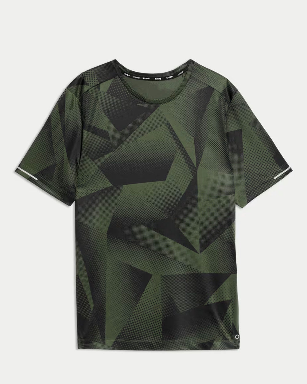 Widasio Abstract Motion Performance Shirt (Black&Olive)