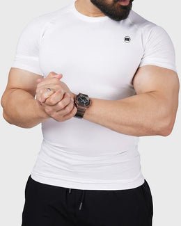 Widasio  Cool Mesh Performance T-Shirt - White