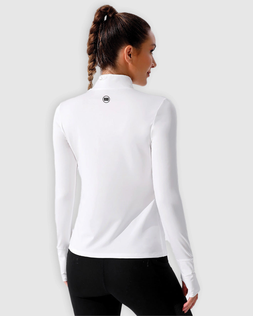 SwiftFlex Quarter Zip Pullover (White)