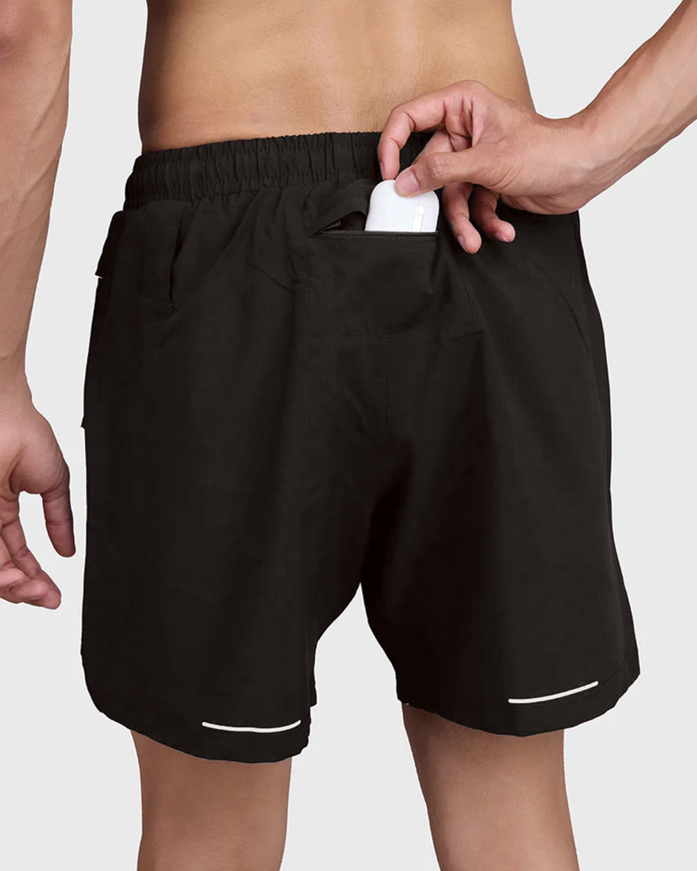 FlexCore 2-in-1 Training Shorts - Black