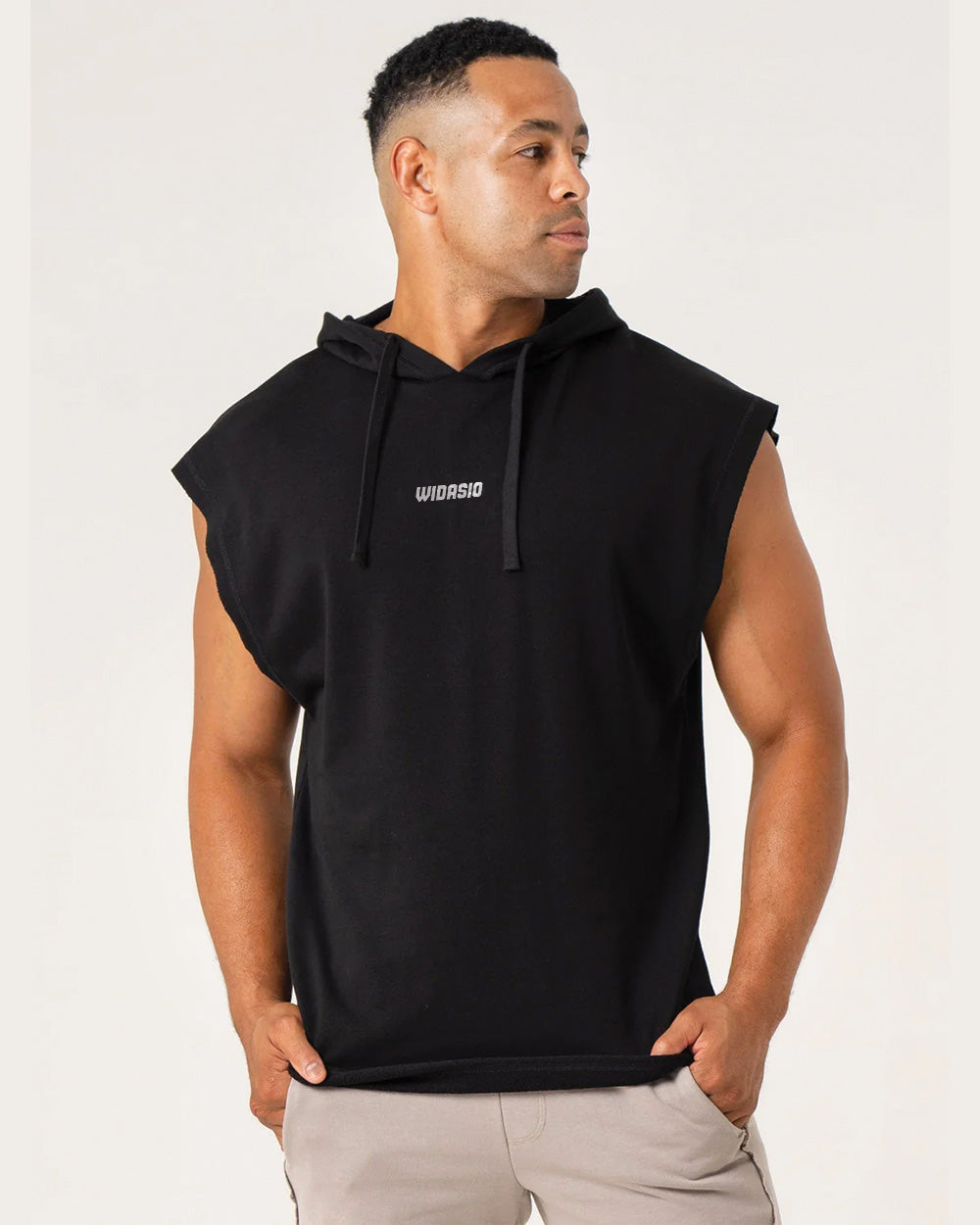 Pursuit Fleece Sleeveless Hoodie - Black