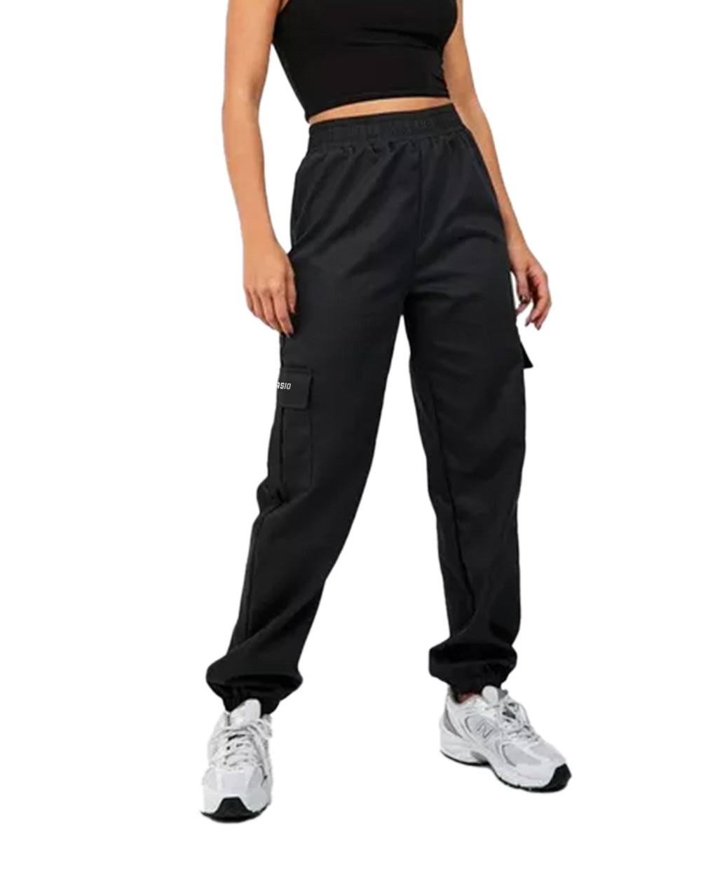 Women High Waist Cargo Pocket Joggers