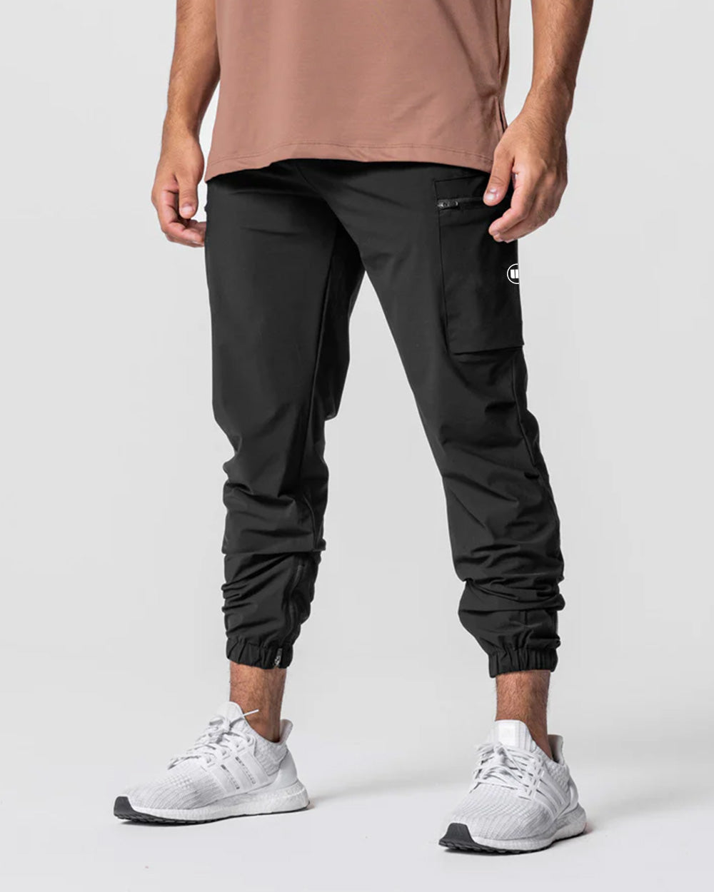 Standard Zip Jogger - Black