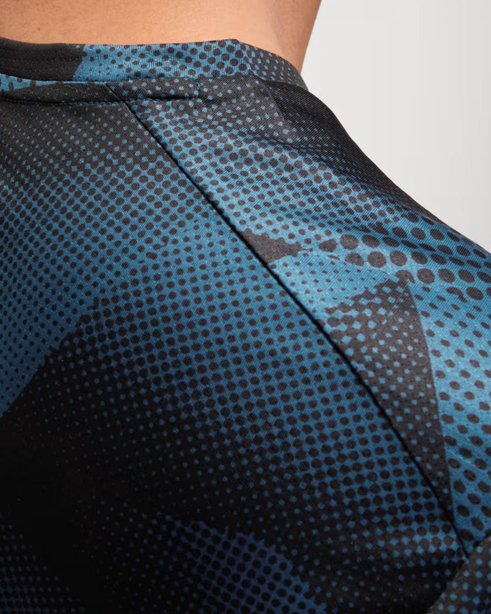 Widasio Abstract Motion Performance Shirt (Black&Blue)