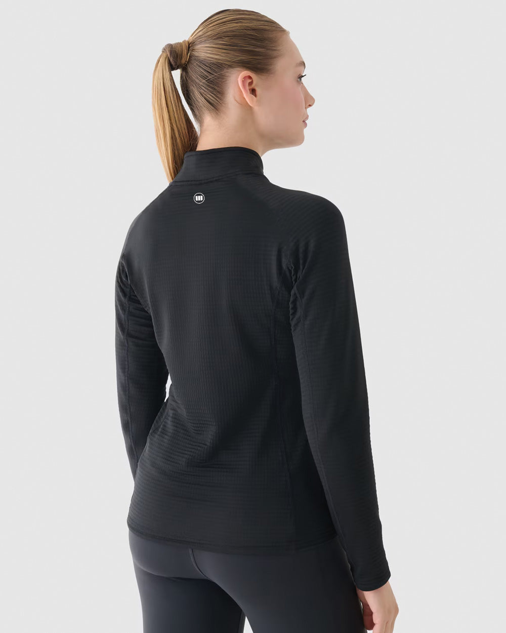 Women Half-Zipper - Black