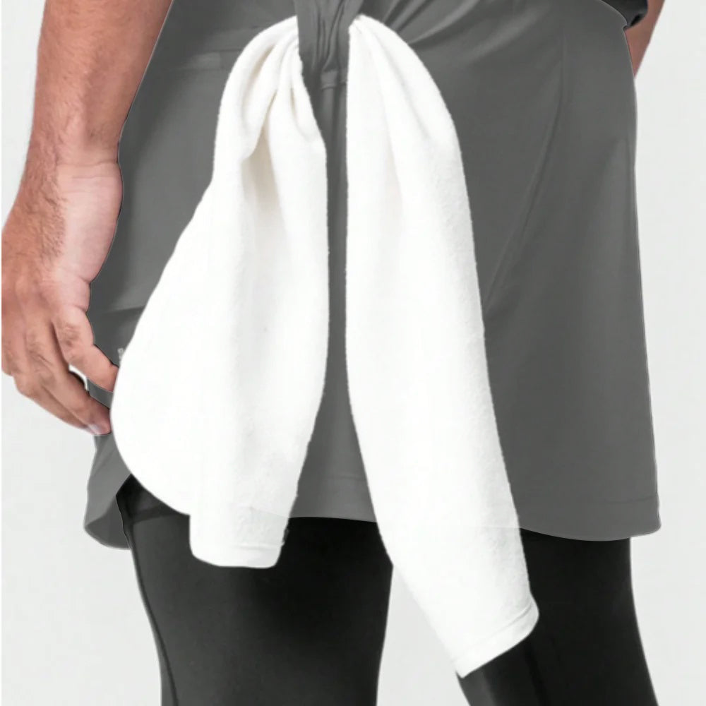 Widasio 2-in-1 Dri-FIT Legging Shorts With Cargo Pockets (Grey)