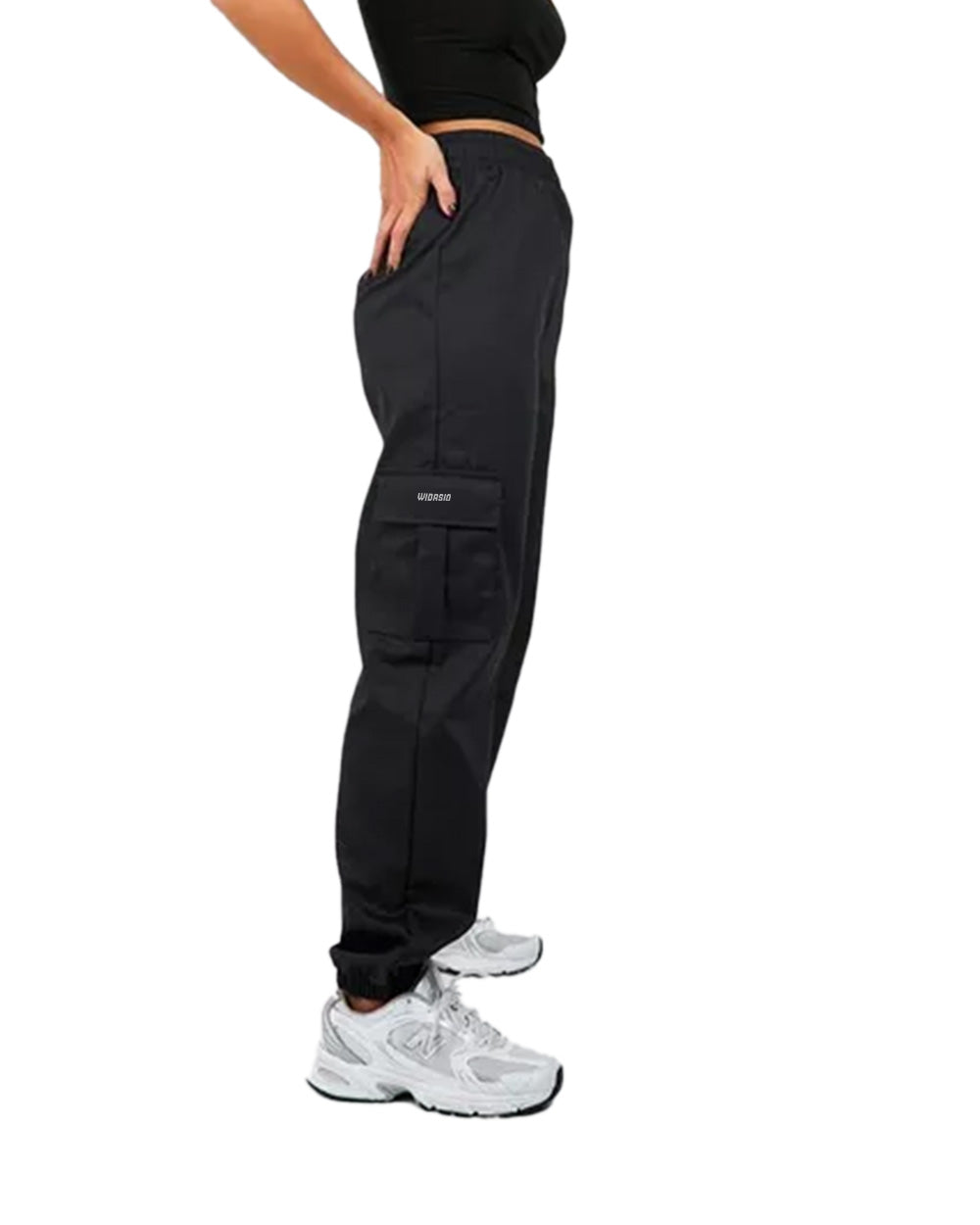 Women High Waist Cargo Pocket Joggers