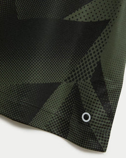 Widasio Abstract Motion Performance Shirt (Black&Olive)