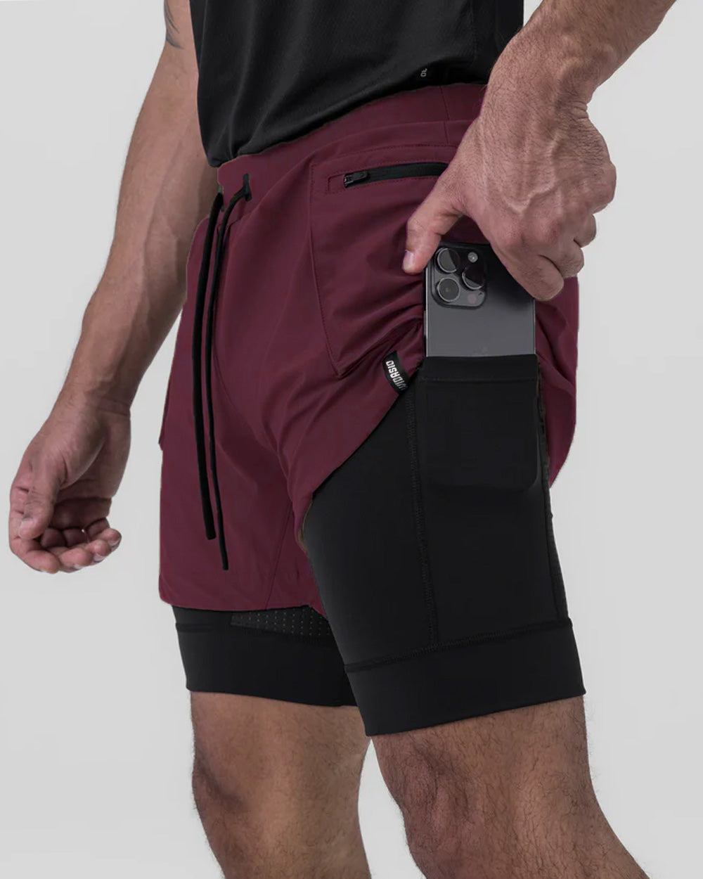 Tetra-Lite 5” Cargo Shorts - Maroon