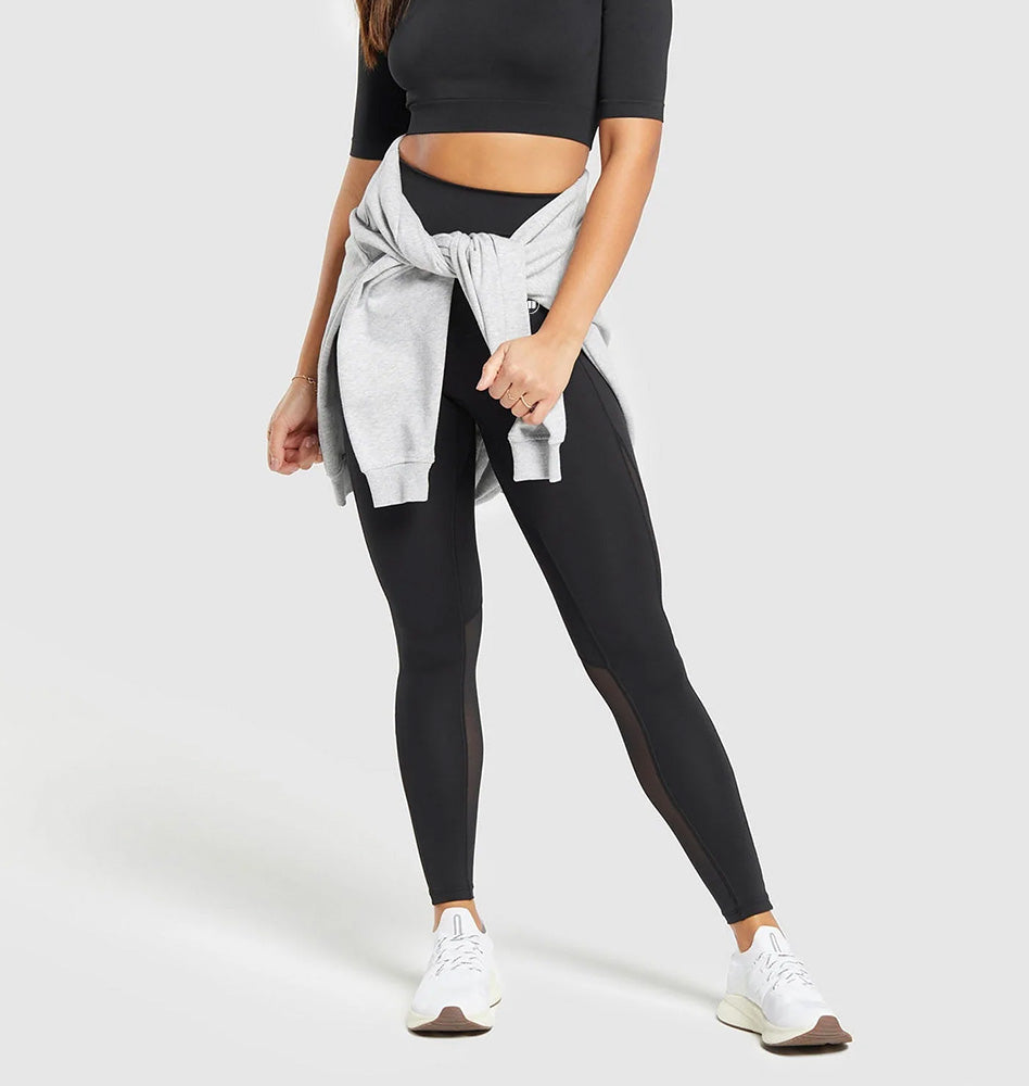 Mesh Legging - Black