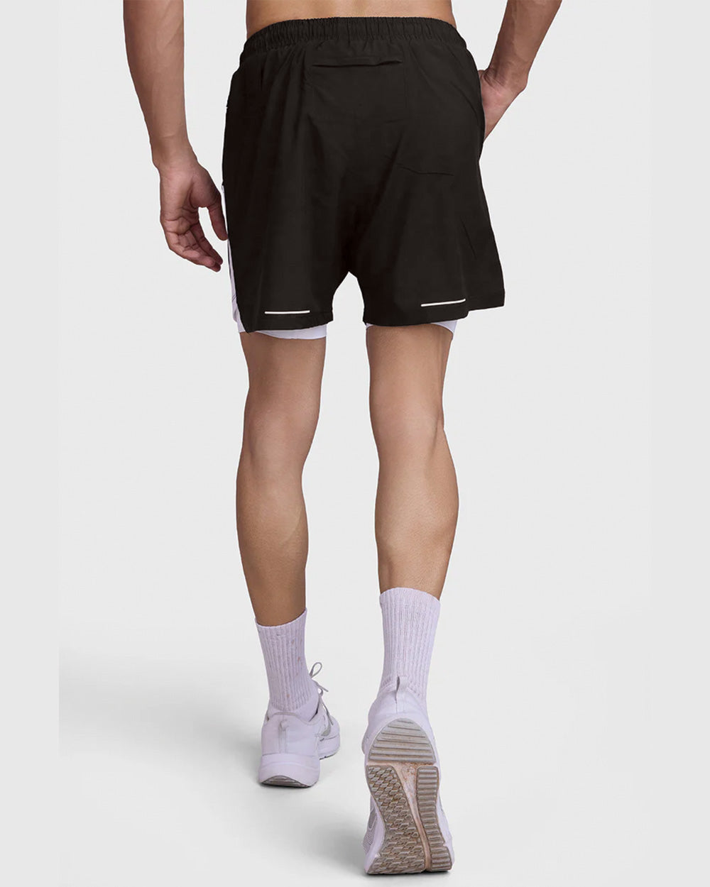 FlexCore 2-in-1 Training Shorts - Black