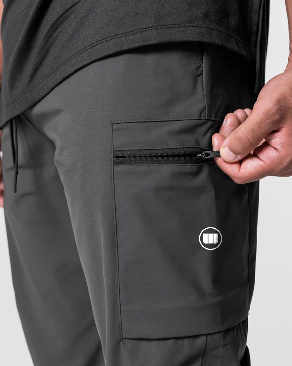 Standard Zip Jogger - Grey