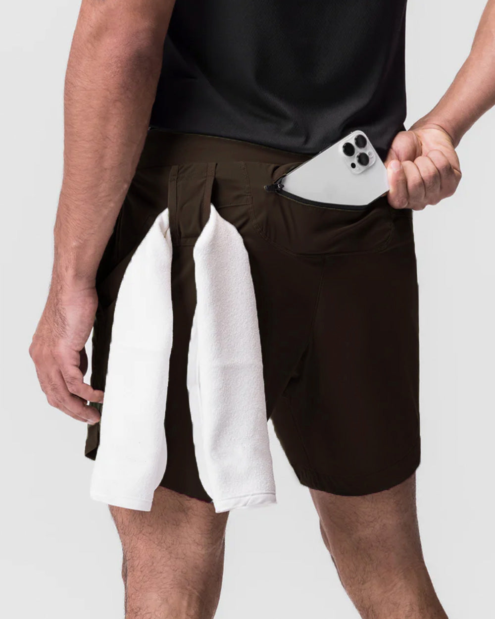 CoreFit Shorts (Brown)