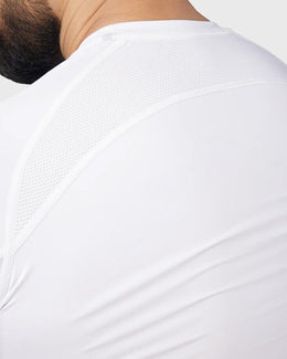 Widasio  Cool Mesh Performance T-Shirt - White