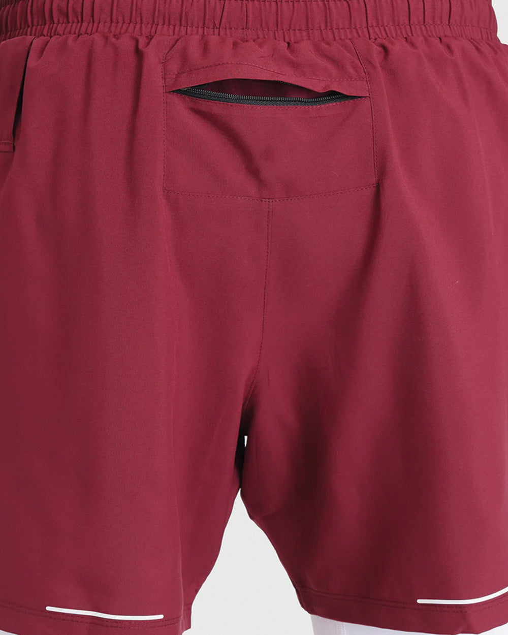 FlexCore 2-in-1 Training Shorts - Maroon