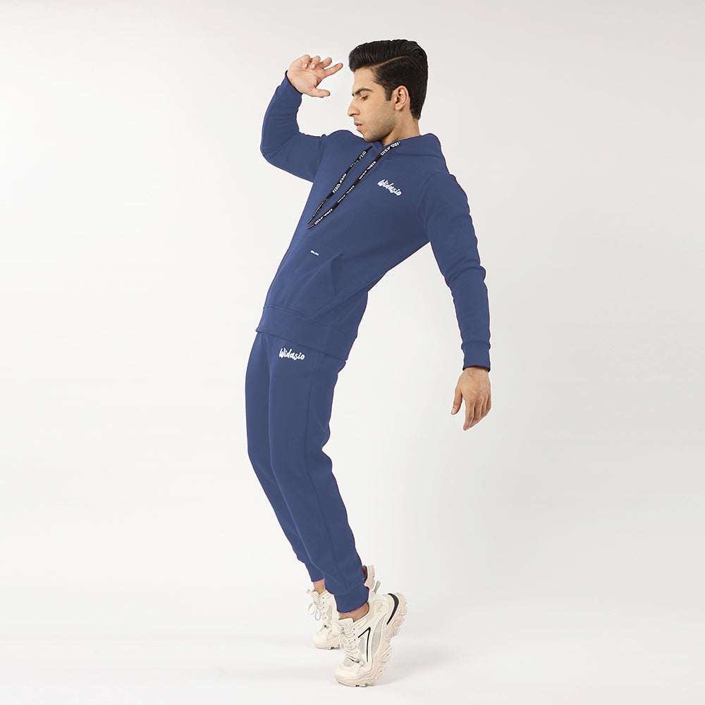 Widasio Unisex Signature Fleece Tracksuit (Navy Blue)