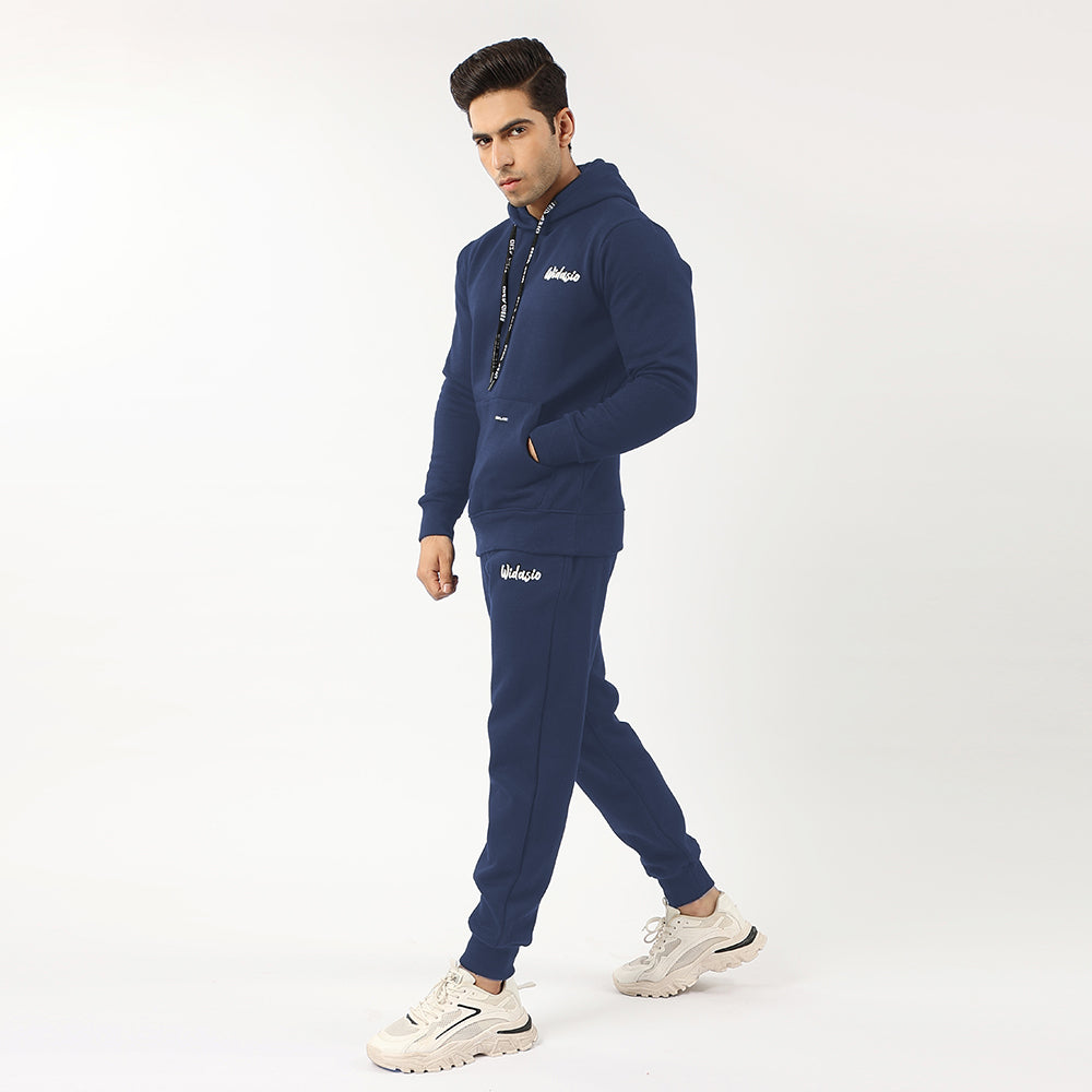 Widasio Unisex Signature Fleece Tracksuit (Navy Blue)
