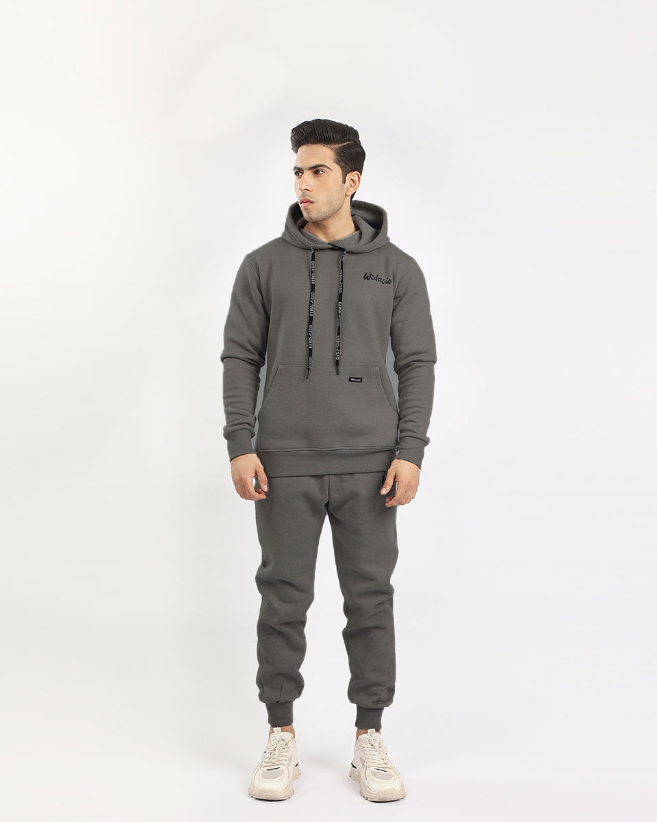 Widasio Unisex Signature Fleece Tracksuit (Charcoal)