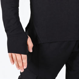 3-IN-1 Dri-FIT Legging Shorts With Cargo Pockets & Widasio High Tech Fitted Half Zip Trainer (Black)