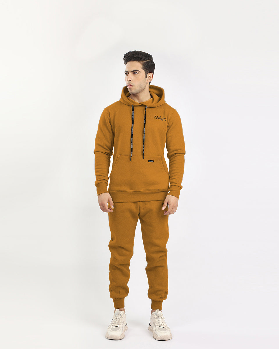 Widasio Unisex Signature Fleece Tracksuit (Camel)