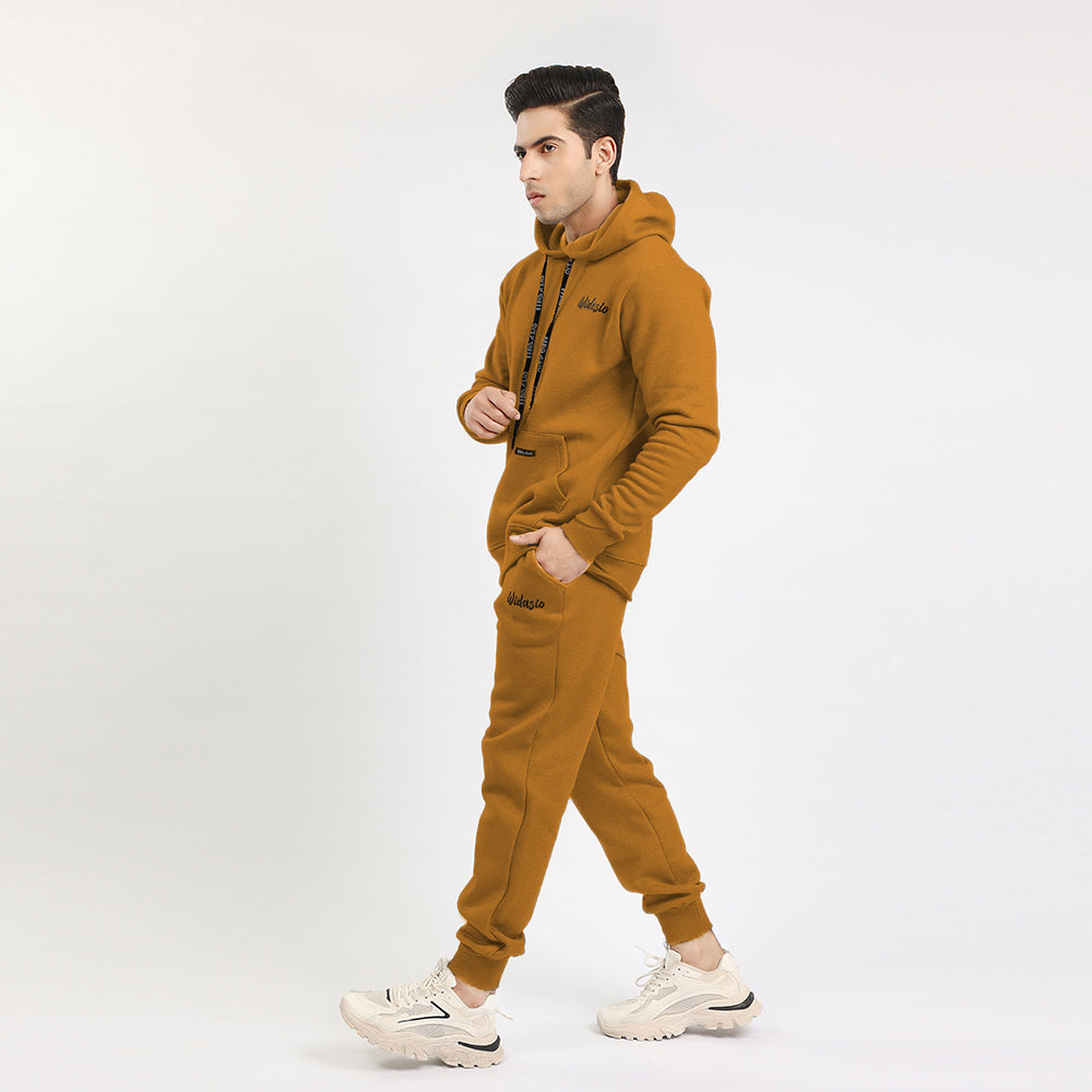 Widasio Unisex Signature Fleece Tracksuit (Camel)