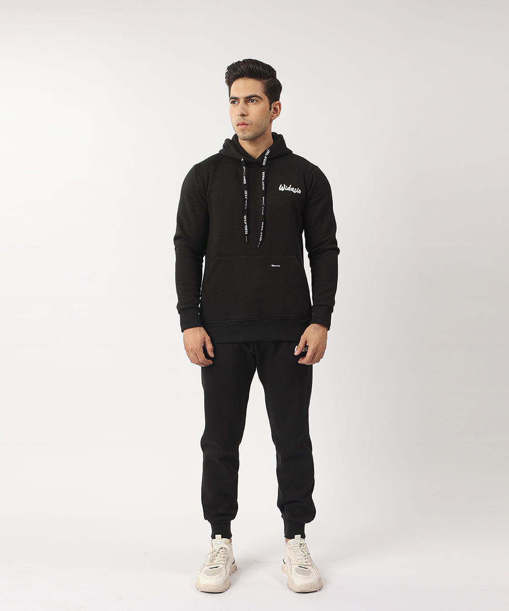 Widasio Unisex Signature Fleece Tracksuit (Black)