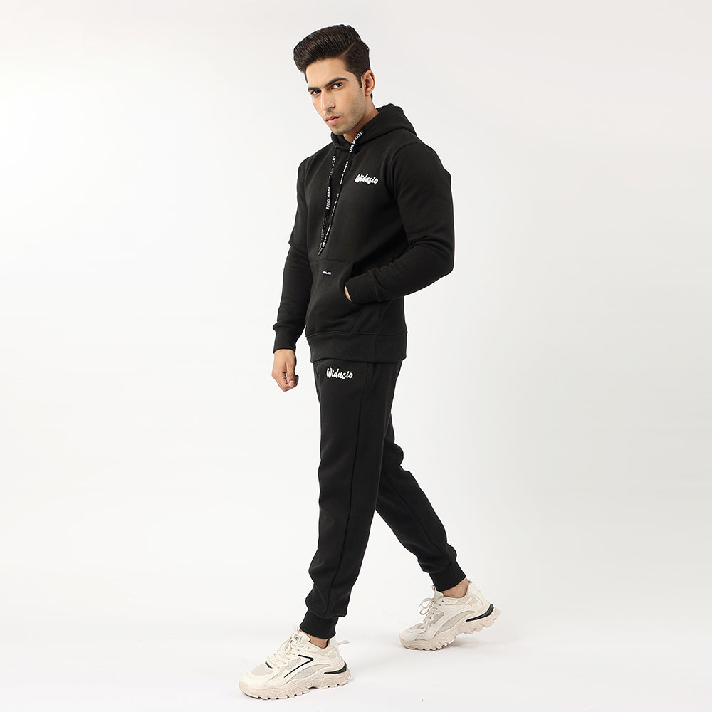 Widasio Unisex Signature Fleece Tracksuit (Black)