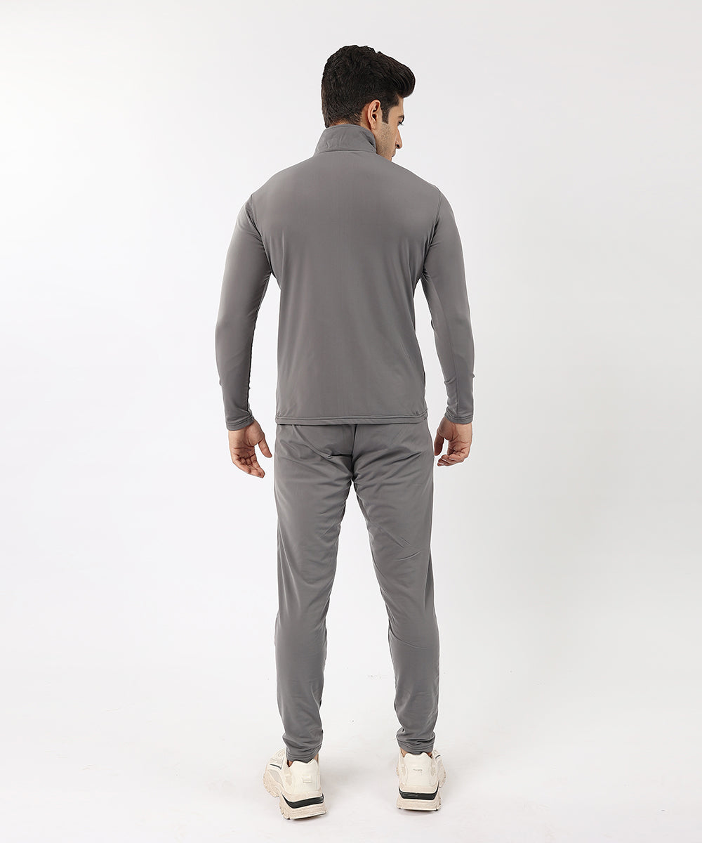 Widasio High-Performance Zipper Tracksuit (Grey)