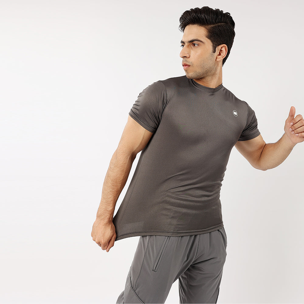 Widasio Knitted Dri-FIT Tee (Charcoal)