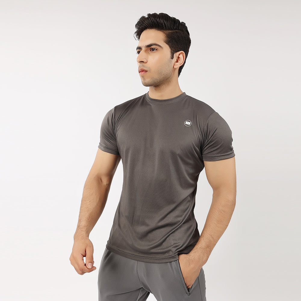Widasio Knitted Dri-FIT Tee (Charcoal)