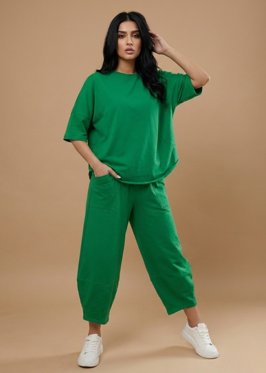Stanxe Lavender Lounge Set (Green)