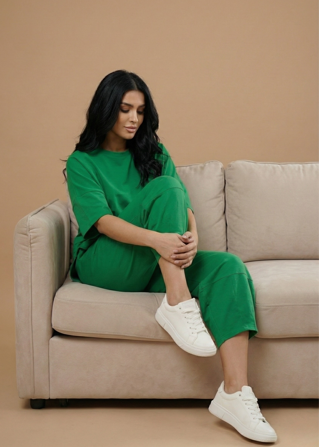 Stanxe Lavender Lounge Set (Green)
