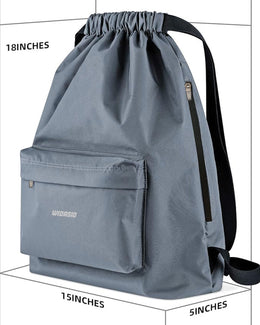 Unisex FlexDraw Bag Grey