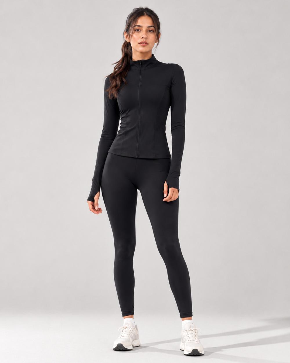 Widasio Stand Collar Sports jacket (Black)