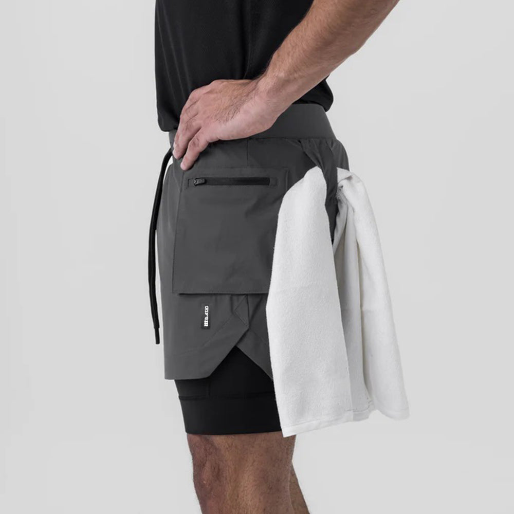 Tetra-Lite 5” Cargo Shorts - Space Grey