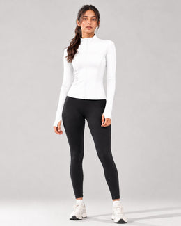 Widasio Stand Collar Sports jacket (White)