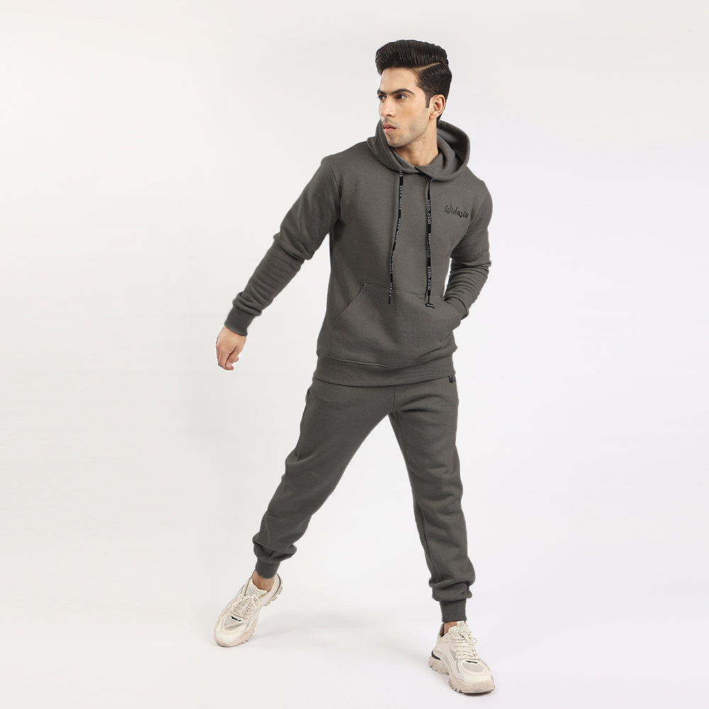 Widasio Unisex Signature Fleece Tracksuit (Charcoal)