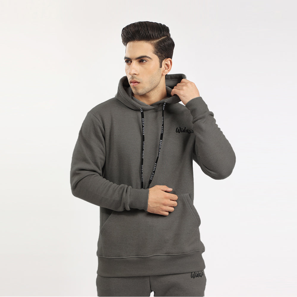 Widasio Unisex Signature Fleece Tracksuit (Charcoal)