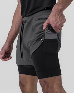 Tetra-Lite 5” Cargo Shorts - Space Grey