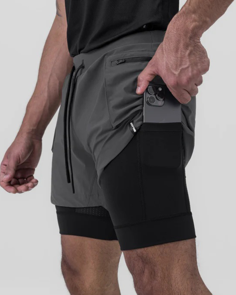 Tetra-Lite 5” Cargo Shorts - Space Grey