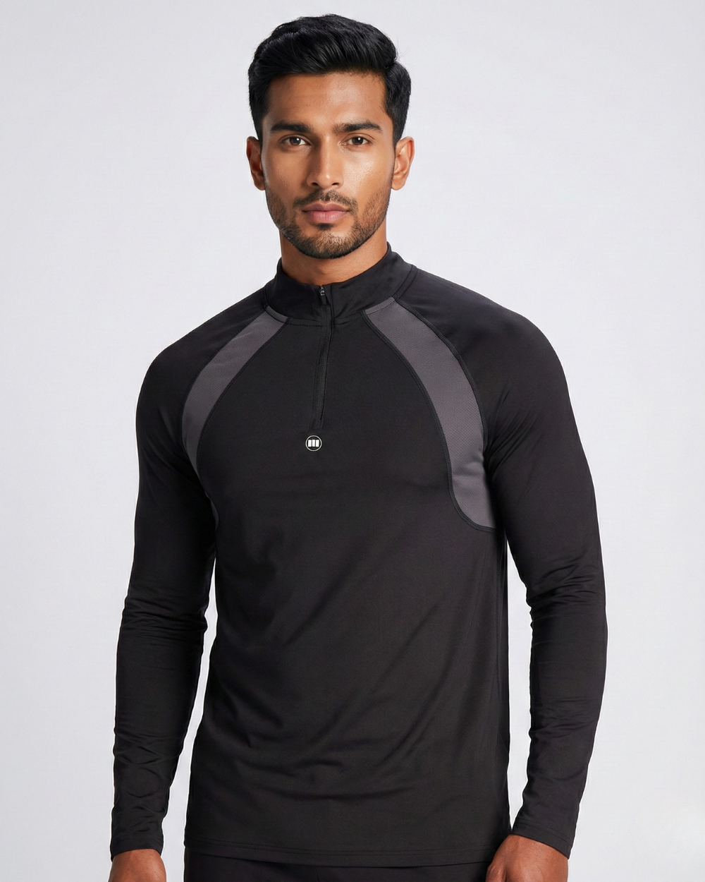 ActiveFlex Half Zip Shirt - Black