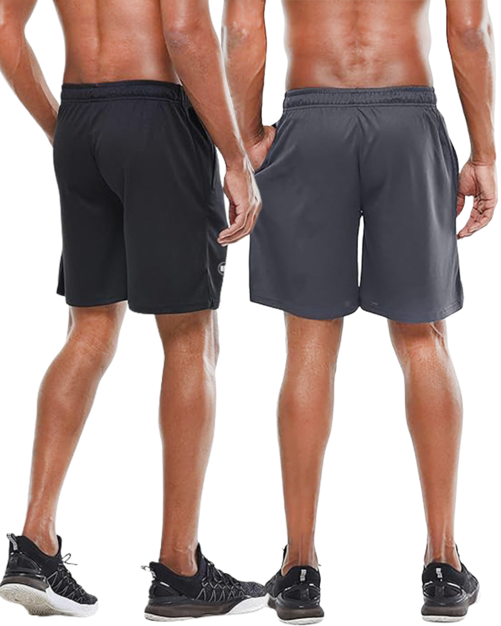 Pack of 2 Utility Shorts (Gray & Black)