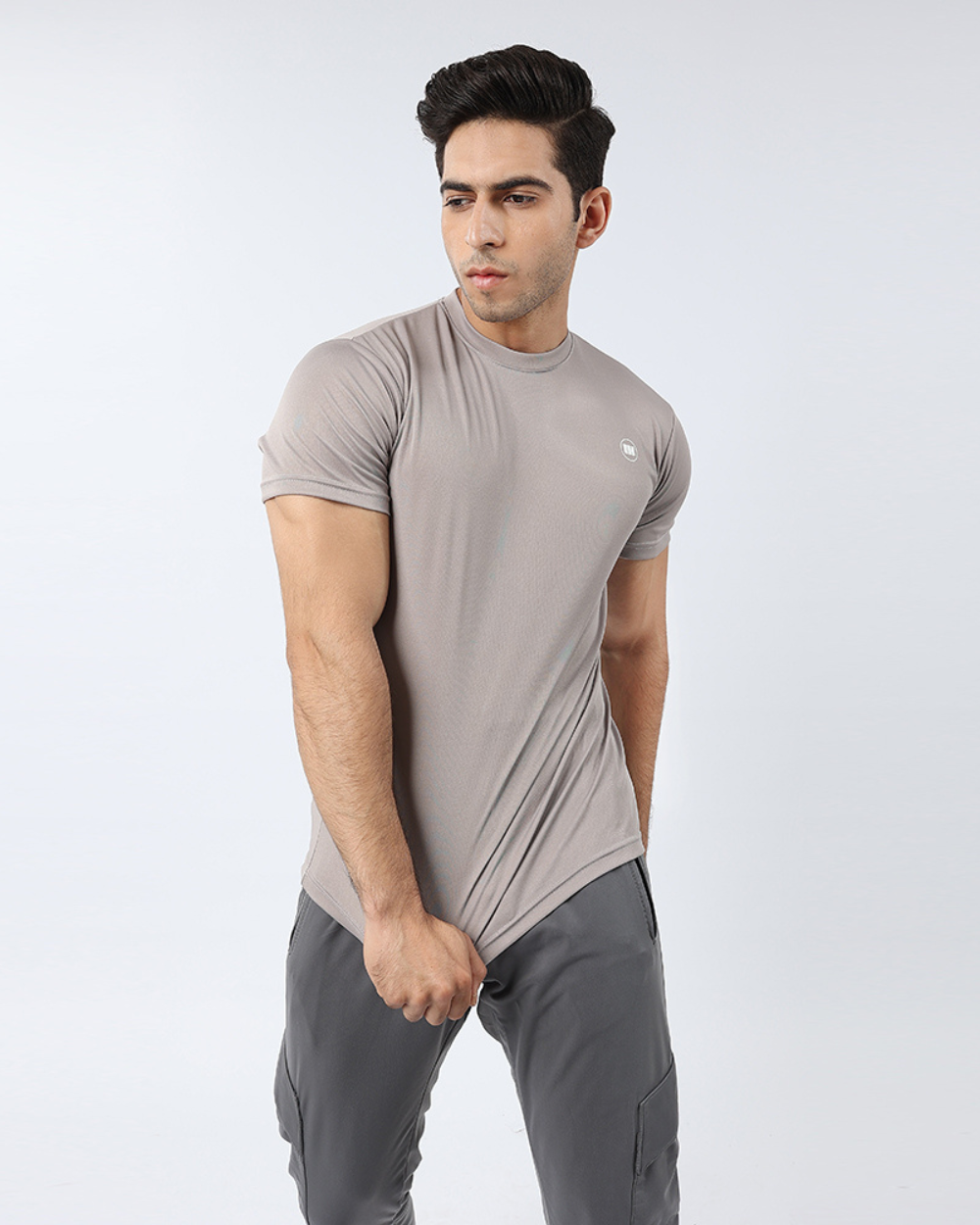 Widasio Knitted Dri-FIT Tee (Beige)